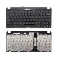 Клавиатура для ноутбука Asus 1015E черная с черным топкейсом