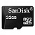 Карта памяти micro SDHC SanDick, 32 GB, 4 Мб/сек class 4